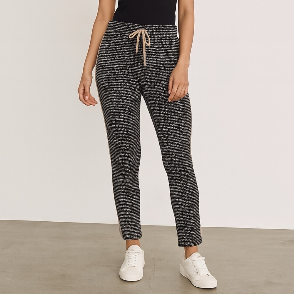 Joie Silk Tie Waist Pattern Pants